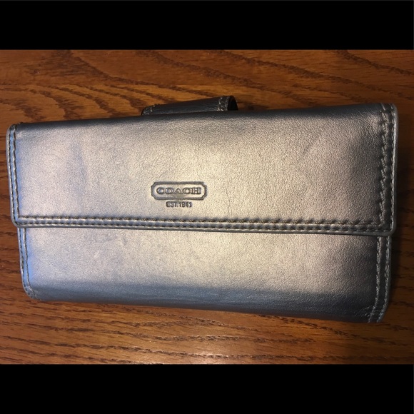 Coach Bags Coach Silver Wallet Poshmark